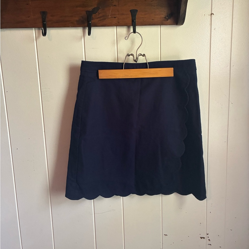 J. Crew Scalloped Hem Skirt